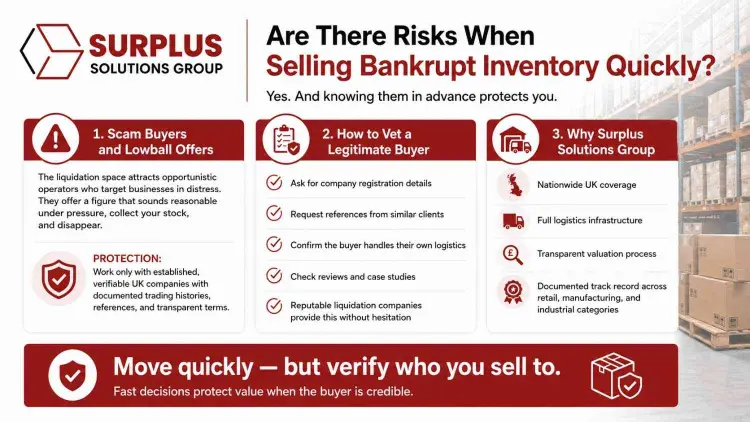 Are There Risks When Selling Bankrupt Inventory Quickly?
