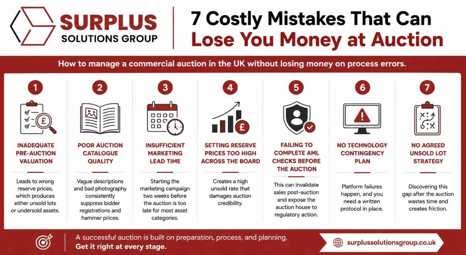 Common Mistakes in Commercial Auction Management