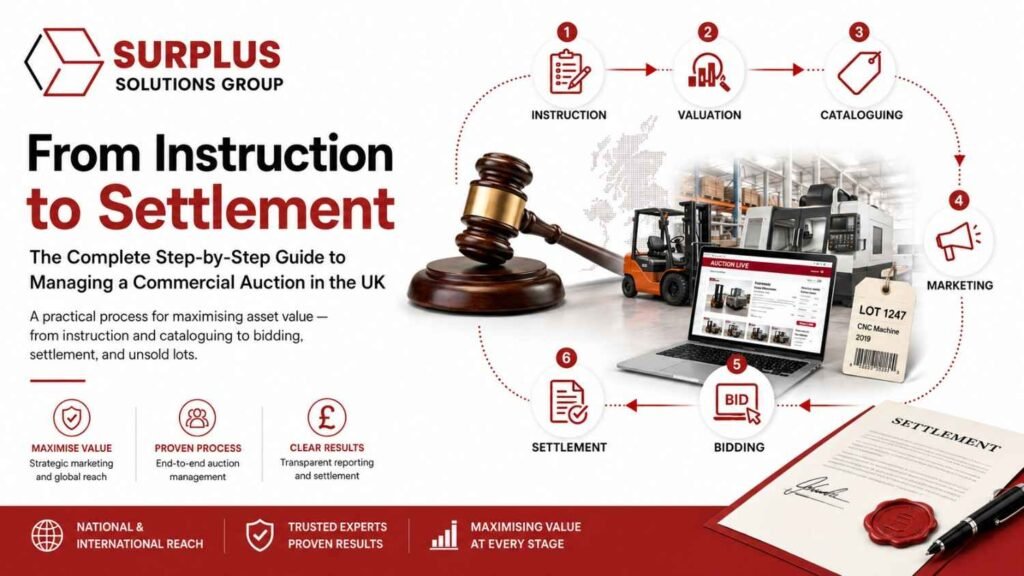 From Instruction to Settlement: The Complete Step-by-Step Guide to Managing a Commercial Auction in the UK