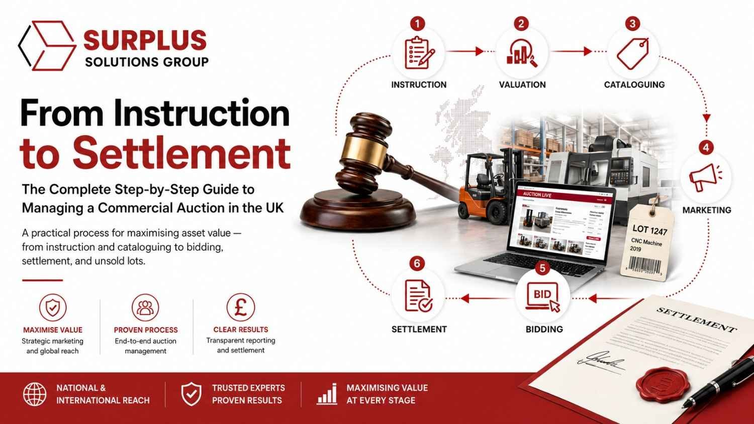 From Instruction to Settlement: The Complete Step-by-Step Guide to Managing a Commercial Auction in the UK