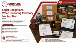 Preparing Inventory for Auction in the UK