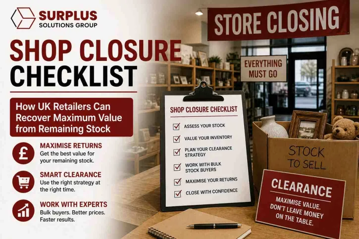 Shop Closure Checklist