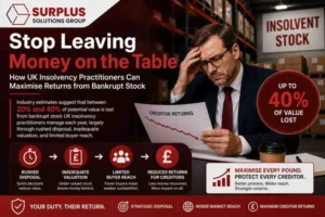 Maximise Returns from Bankrupt Stock