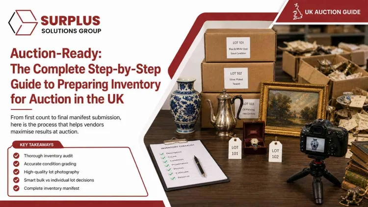 Legal Obligations When Preparing Inventory for Auction