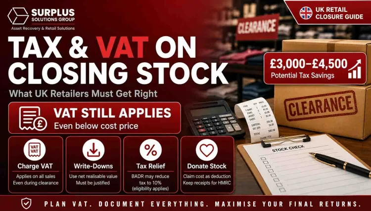 Tax and VAT Implications of Selling Off Stock