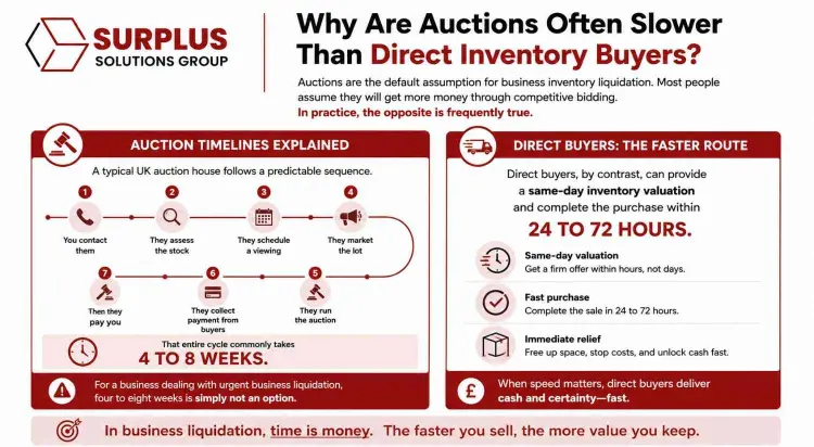 Why Are Auctions Often Slower Than Direct Inventory Buyers?
