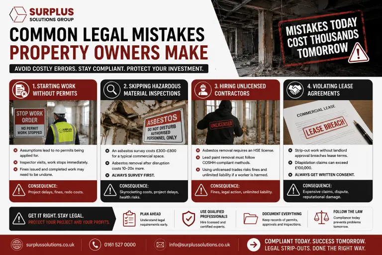 Common Legal Mistakes Property Owners Make
