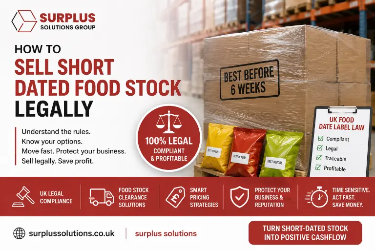 How to Sell Short Dated Food Stock Legally