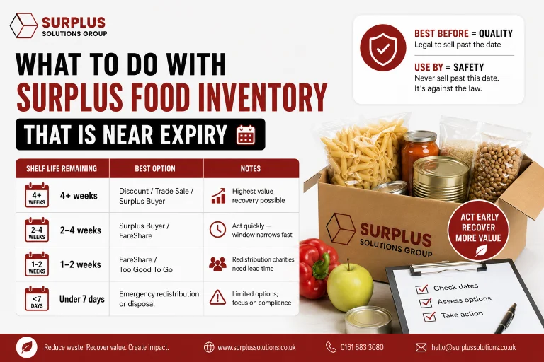 What to Do With Surplus Food Inventory That Is Near Expiry