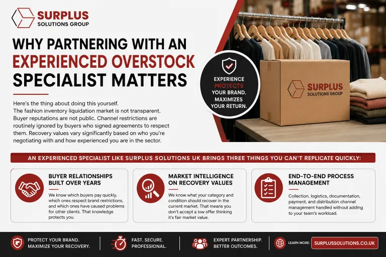 Why Partnering with an Experienced Overstock Specialist Matters
