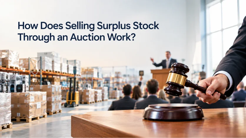 How Does Selling Surplus Stock Through an Auction Work