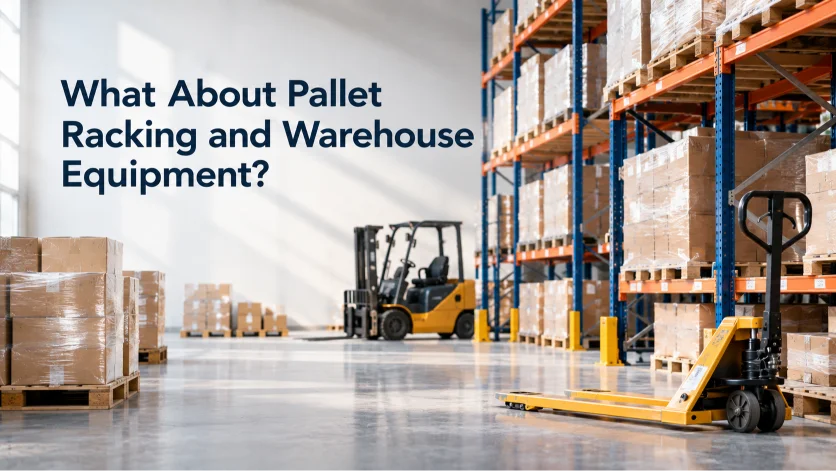 What About Pallet Racking and Warehouse Equipment
