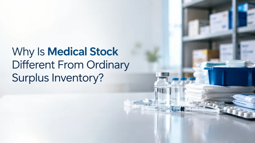 Why Is Medical Stock Different From Ordinary Surplus Inventory

