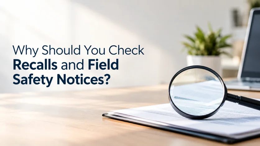 Why Should You Check Recalls and Field Safety Notices
