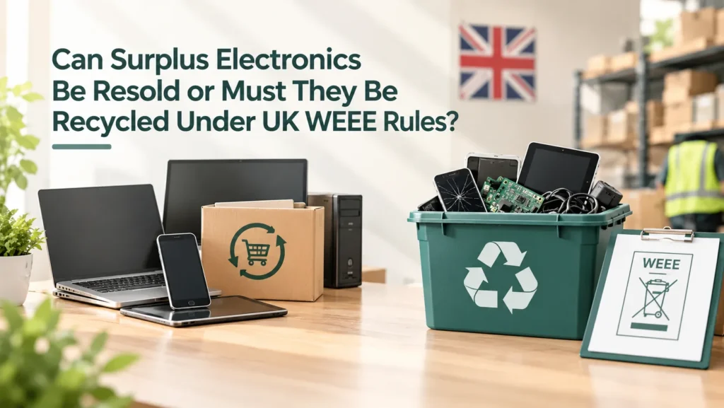 Can Surplus Electronics Be Resold or Must They Be Recycled Under UK WEEE Rules