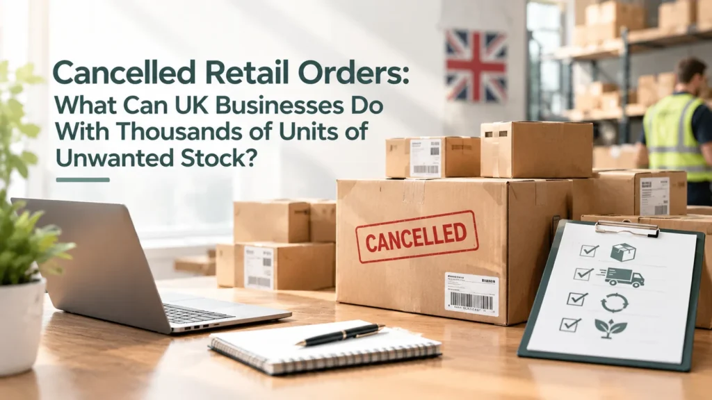 Cancelled Retail Orders What Can UK Businesses Do With Thousands of Units of Unwanted Stock