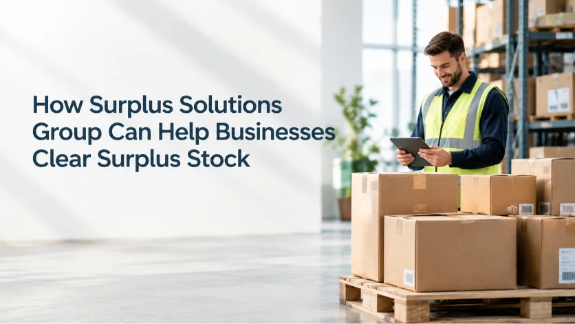 How Surplus Solutions Group Can Help Businesses Clear Surplus Stock